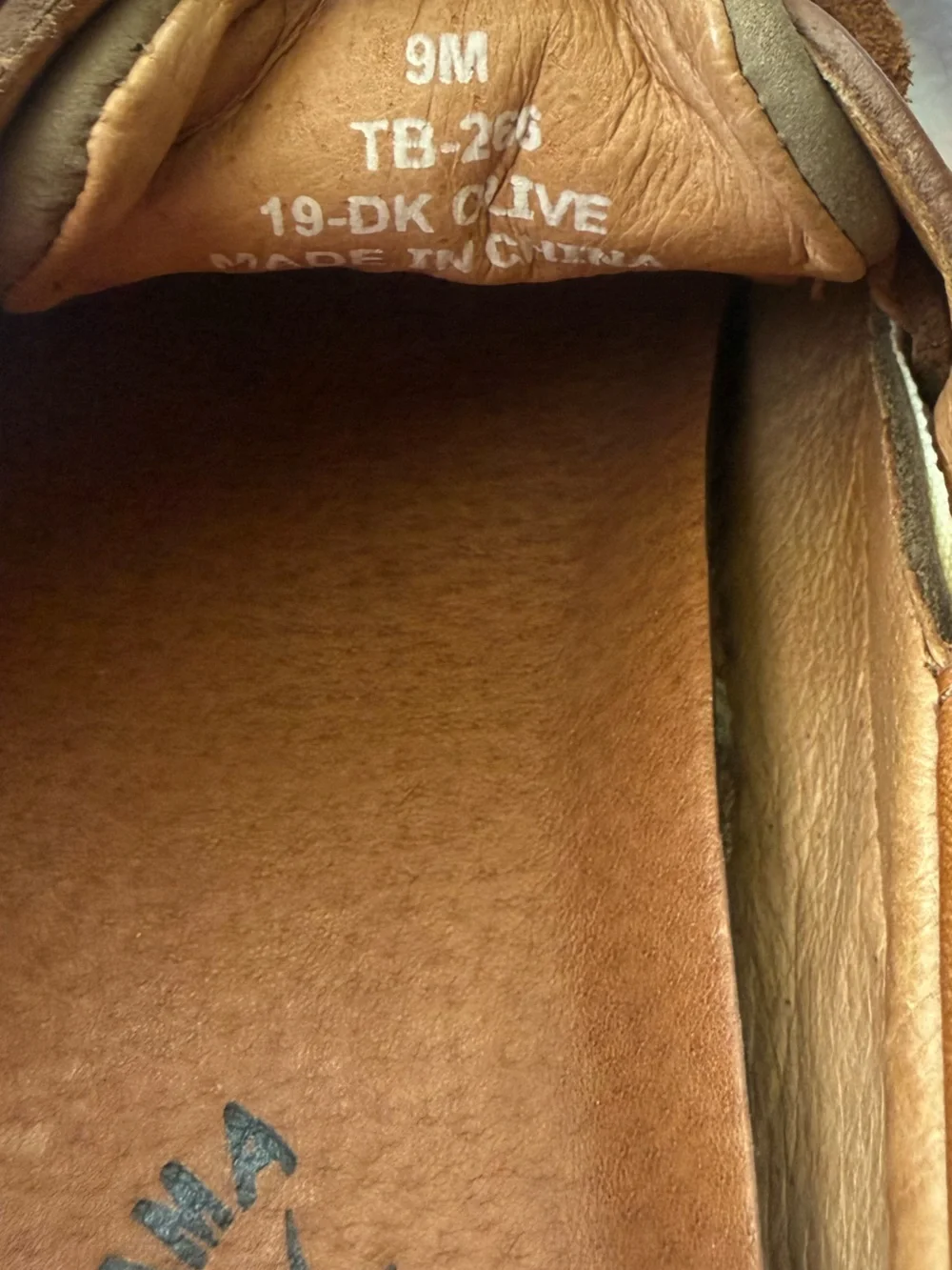 Tommy Bahama Two-Tone Tan and Brown Leather Boat Shoes